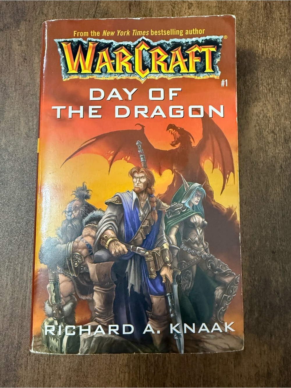 📚3 for $12📚 WarCraft: Day of the Dragon Paperback - Vibrant Orange Cover